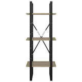 ZNTS 3-Tier Book Cabinet Sonoma Oak 40x30x105 cm Engineered Wood 806490