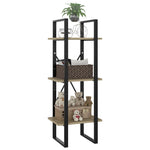 ZNTS 3-Tier Book Cabinet Sonoma Oak 40x30x105 cm Engineered Wood 806490
