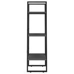 ZNTS Storage Shelf Grey 60x30x105 cm Engineered Wood 806509