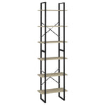 ZNTS Storage Shelf Sonoma Oak 60x30x210 cm Engineered Wood 806520