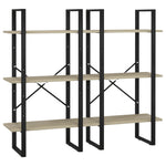 ZNTS Storage Shelf Sonoma Oak 60x30x210 cm Engineered Wood 806520