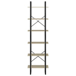 ZNTS Storage Shelf Sonoma Oak 60x30x210 cm Engineered Wood 806520