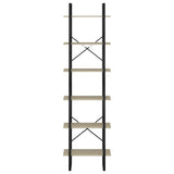 ZNTS Storage Shelf Sonoma Oak 60x30x210 cm Engineered Wood 806520