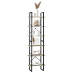 ZNTS Storage Shelf Sonoma Oak 60x30x210 cm Engineered Wood 806520