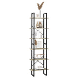 ZNTS Storage Shelf Sonoma Oak 60x30x210 cm Engineered Wood 806520