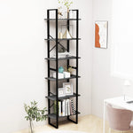 ZNTS Storage Shelf Grey 60x30x210 cm Solid Wood Pine 806524