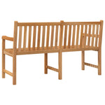 ZNTS Garden Bench 150 cm Solid Teak Wood 316623