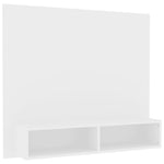 ZNTS Wall TV Cabinet White 102x23.5x90 cm Engineered Wood 808260