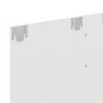 ZNTS Wall TV Cabinet White 102x23.5x90 cm Engineered Wood 808260
