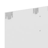 ZNTS Wall TV Cabinet White 102x23.5x90 cm Engineered Wood 808260