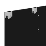 ZNTS Wall TV Cabinet High Gloss Black 102x23.5x90 cm Engineered Wood 808267
