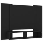 ZNTS Wall TV Cabinet Black 120x23.5x90 cm Engineered Wood 808288