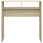 ZNTS Console Table Sonoma Oak 78x30x80 cm Engineered Wood 808299