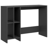 ZNTS Notebook Desk Grey 102.5x35x75 cm Engineered Wood 808343
