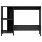 ZNTS Notebook Desk Grey 102.5x35x75 cm Engineered Wood 808343
