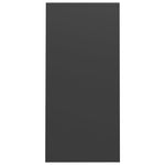 ZNTS Notebook Desk Grey 102.5x35x75 cm Engineered Wood 808343