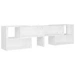 ZNTS TV Cabinet White 149x30x52 cm Engineered Wood 808359