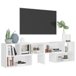 ZNTS TV Cabinet White 149x30x52 cm Engineered Wood 808359