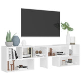 ZNTS TV Cabinet White 149x30x52 cm Engineered Wood 808359