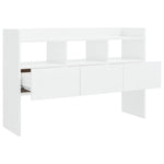 ZNTS Sideboard High Gloss White 105x30x70 cm Engineered Wood 808383