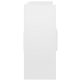 ZNTS Sideboard High Gloss White 105x30x70 cm Engineered Wood 808383