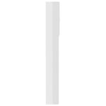 ZNTS Washing Machine Cabinet High Gloss White 64x25.5x190 cm 808428