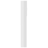 ZNTS Washing Machine Cabinet High Gloss White 64x25.5x190 cm 808428