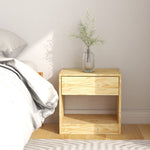 ZNTS Bedside Cabinets 2 pcs 40x31x40 cm Solid Pinewood 808064