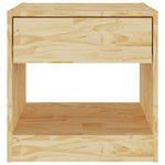 ZNTS Bedside Cabinets 2 pcs 40x31x40 cm Solid Pinewood 808064