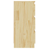 ZNTS Bedside Cabinets 2 pcs 40x29.5x64 cm Solid Pine Wood 808084