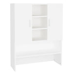 ZNTS Washing Machine Cabinet White 70.5x25.5x90 cm 808386