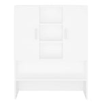 ZNTS Washing Machine Cabinet White 70.5x25.5x90 cm 808386