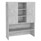 ZNTS Washing Machine Cabinet Concrete Grey 70.5x25.5x90 cm 808390