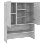 ZNTS Washing Machine Cabinet Concrete Grey 70.5x25.5x90 cm 808390