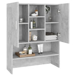 ZNTS Washing Machine Cabinet Concrete Grey 70.5x25.5x90 cm 808390