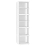 ZNTS Shoe Cabinets 2 pcs White 27.5x27x102 cm Engineered Wood 808486