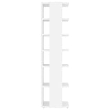 ZNTS Shoe Cabinets 2 pcs White 27.5x27x102 cm Engineered Wood 808486