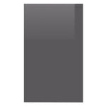 ZNTS Nesting Coffee Tables 3 pcs High Gloss Grey Chipboard 808539