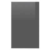 ZNTS Nesting Coffee Tables 3 pcs High Gloss Grey Chipboard 808539