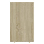 ZNTS Nesting Tables 3 pcs Sonoma Oak Engineered Wood 808579