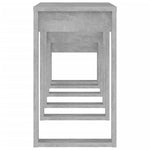 ZNTS Nesting Tables 3 pcs Concrete Grey Engineered Wood 808607