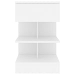 ZNTS Bedside Cabinets 2 pcs White 40x35x65 cm Engineered Wood 808649