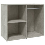 ZNTS Dressing Cabinet Concrete Grey 80x40x65 cm Engineered Wood 808850