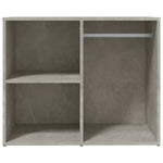 ZNTS Dressing Cabinet Concrete Grey 80x40x65 cm Engineered Wood 808850