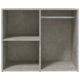 ZNTS Dressing Cabinet Concrete Grey 80x40x65 cm Engineered Wood 808850