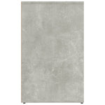 ZNTS Dressing Cabinet Concrete Grey 80x40x65 cm Engineered Wood 808850