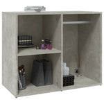ZNTS Dressing Cabinet Concrete Grey 80x40x65 cm Engineered Wood 808850
