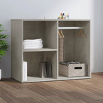 ZNTS Dressing Cabinet Concrete Grey 80x40x65 cm Engineered Wood 808850