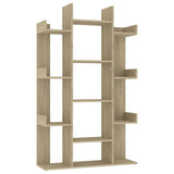 ZNTS Book Cabinet Sonoma Oak 86x25.5x140 cm Engineered Wood 808903
