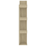 ZNTS Book Cabinet Sonoma Oak 86x25.5x140 cm Engineered Wood 808903
